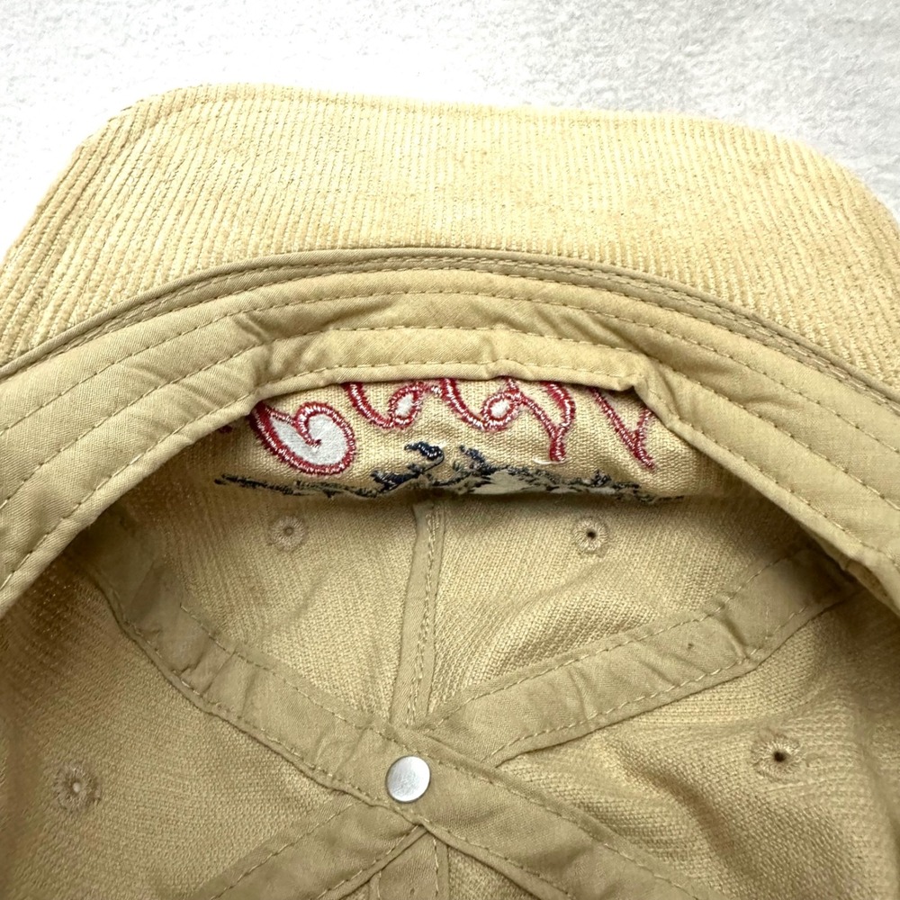 Coors Banquet Beer Hat Tan Corduroy Snapback Golden Colorado Vintage Style Cap - Picture 9 of 9